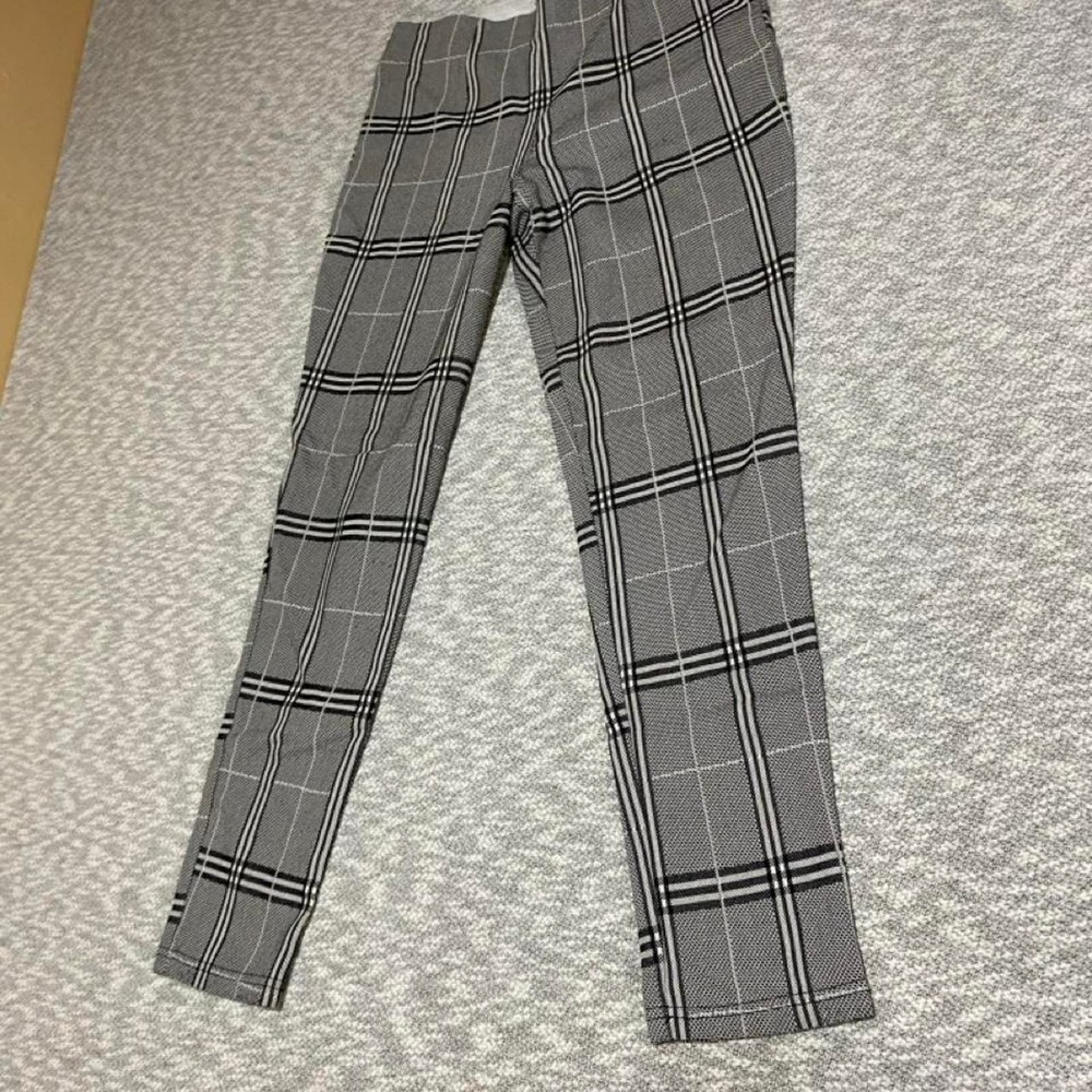 Calvin Klein black/white pullover pants adjustable waistband women 8. SKU-B163